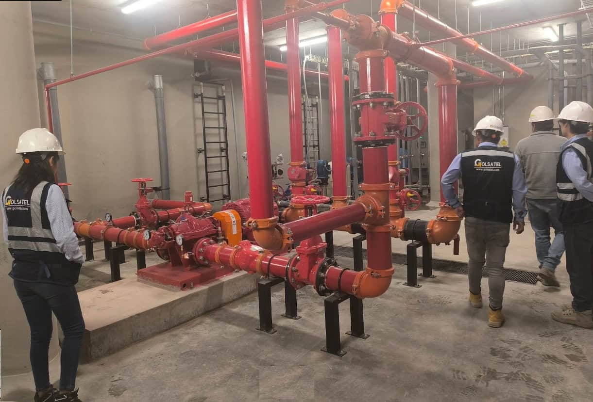 Sistema ACI bombas contra incendio Lima — Golsatel