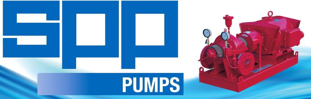 Logo SPP Pumps - bombas contra incendio de carcasa partida distribuidas por Golsatel